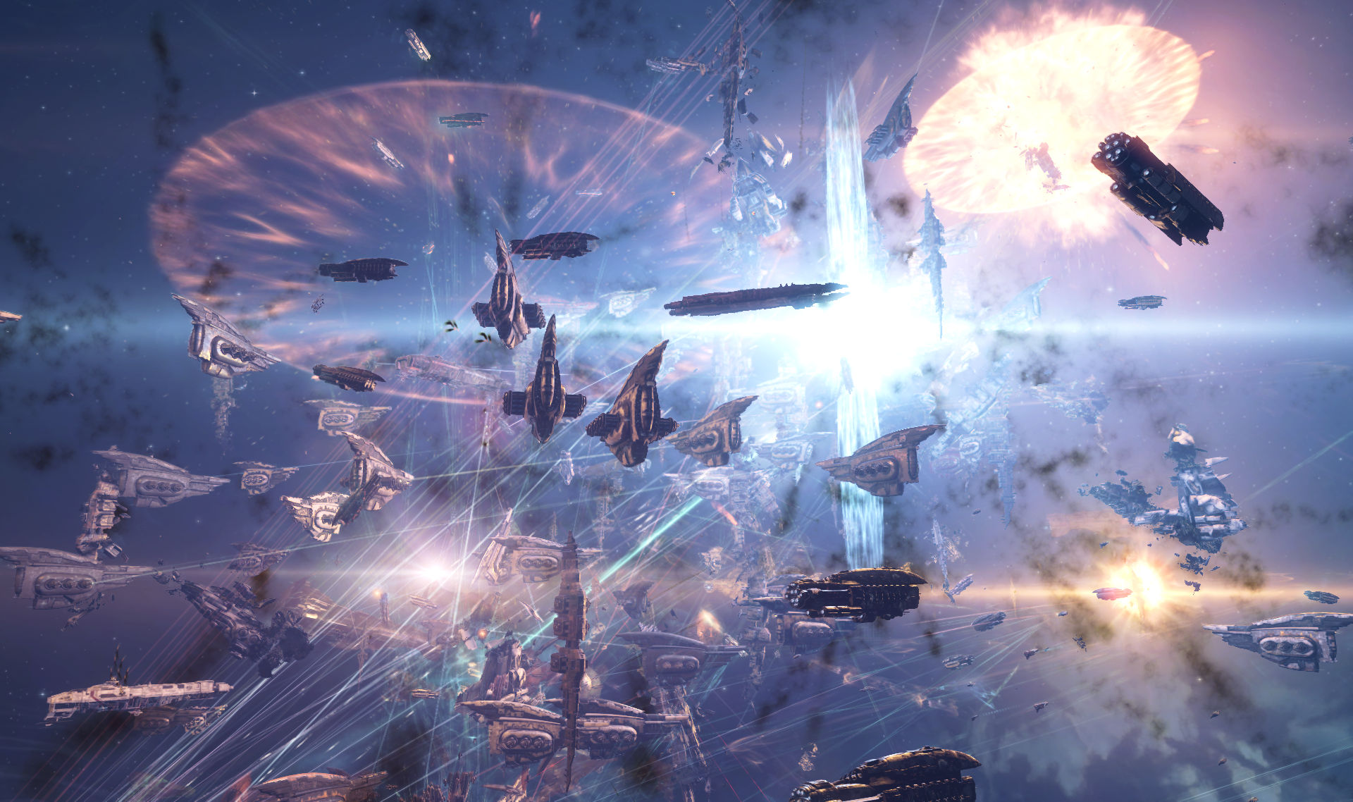 Dreadnaught Slugfest in F-NMX6, Pure Blind Over Ansiblex Gate